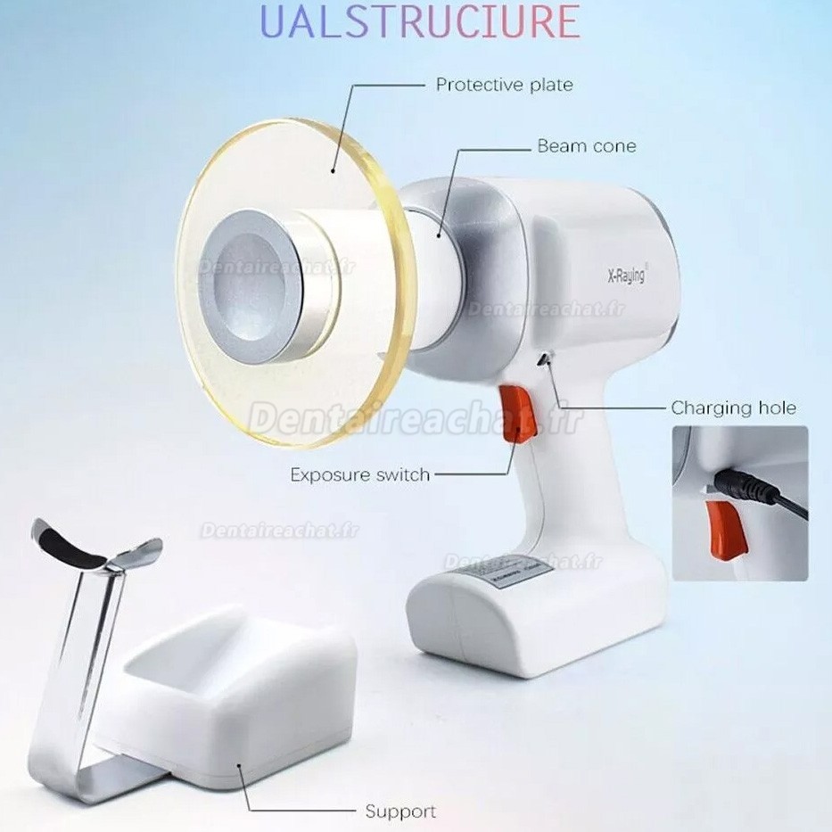 Appareil de radiographie dentaire numérique portable RAY-500X avec écran de protection